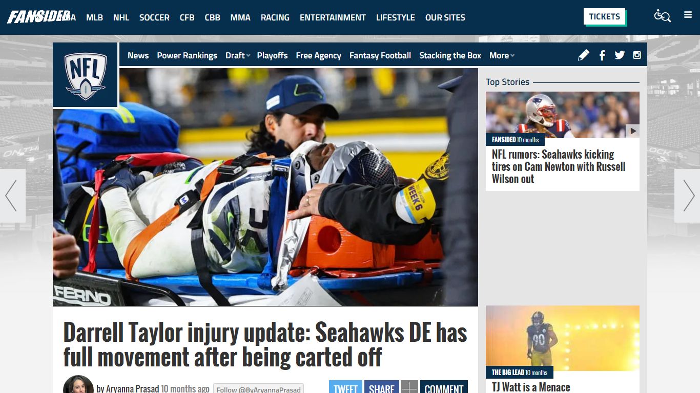 Darrell Taylor injury update: Seahawks DE has full movement ... - FanSided