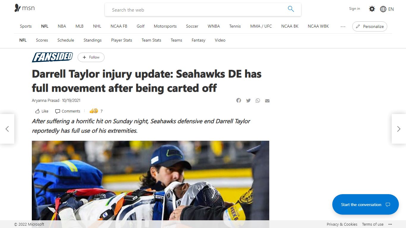 Darrell Taylor injury update: Seahawks DE has full movement after being ...